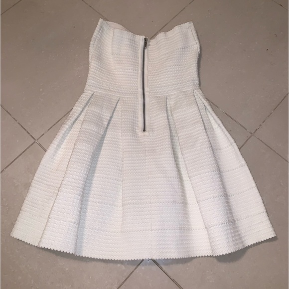 (S) NWOT White Honey Punch Boutique Strapless Dress - Picture 2 of 7
